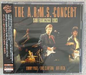 新品【国内2CD】エリック・クラプトン JIMMY PAGE / ERIC CLAPTON / JEFF BECK The A.R.M.S. Concert: San Francisco 1983 IACD10270