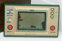 ▼送料180円(R601-B303)訳アリ動作品 ゲーム&ウオッチ ポパイ POPEYE PP-23 GAME&WATCH Nintendo ニンテンドー 任天堂_画像2