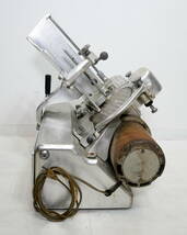 ▲(R601-B362)現状品 渡辺鉄工所 ハムスライサー WATANABE AUTOMATIC HAM SLICER NAGOYA JAPAN_画像7