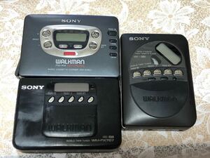 SONY ソニー WALKMAN カセット WM-FX909 WM-GX622 WM-FX707 3台セット　ジャンク品