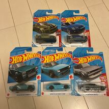 送料無料 hotwheels NISSAN SKYLINE 5台セット GT-R R33 BNR34 R34 2000 LBWK HT 2000GT-X ケンメリ ハコスカ_画像1