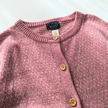 WOOL RICH　ウールリッチ　バーズアイニット　ピンク　M　A5_画像3