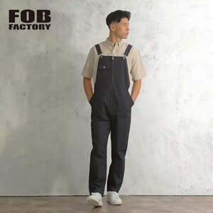 【サイズ 1】【S】FOB FACTORY エフオービーファクトリー デニムオーバーオール 日本製 F0517 DENIM OVER-ALL WA メンズ 男性 ワークウェア