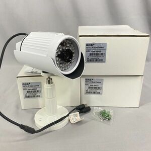 3台セット まとめ売り GKB 40017 700TVL IR Bullet Camera 監視 防犯カメラ 未使用品【88-21】