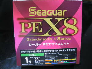 即決！クレハ シーガー PE X8 1号 300m　新品　送料140円　売り切り！　PEエックスエイト