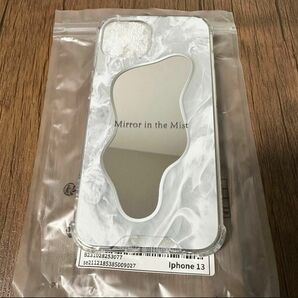 【新品　未使用】iPhone13 ケース　ミラー付き 大理石調　軽量　人気