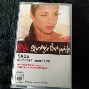 ま055 SADE STRONGER THAN PRIDE シャーデー カセットテープ 昭和レトロ