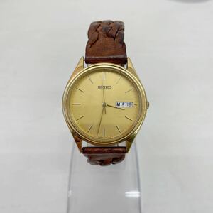 SEIKO セイコー 腕時計 QUARTZ ゴールド クォーツ クオーツ メンズ腕時計 ウォッチ カレンダー 7N43-8A99 KH32