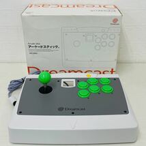 ★ 美品 ★ Arcade Stick アーケードスティック HKT-7300 Dreamcast ドリームキャスト DC ドリキャス コントローラー SEGA セガ AT_画像1