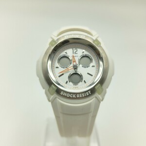 6 CASIO Baby-G レディース 腕時計 時計 カシオ BG-1500J wave ceptor 10BAR 防水 ホワイト クォーツ QUARTZ SHOCK RESIST 2針 SC