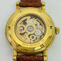 118 Giorgio Rossi ジョルジオロッシ GR0001 / GR5004 スケルトン メンズ腕時計 腕時計 時計 両面スケルトン 自動巻き 本革ベルト 防水 AT _画像7