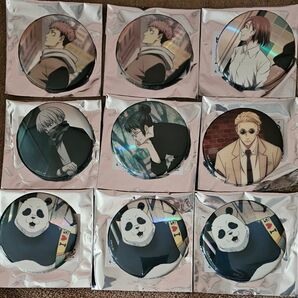 呪術廻戦展呪術廻戦0展オーロラ缶バッジ虎杖悠仁釘崎野薔薇狗巻棘禪院真希パンダ七海健人ナナミン缶バッチ呪術廻戦MAPPA10th