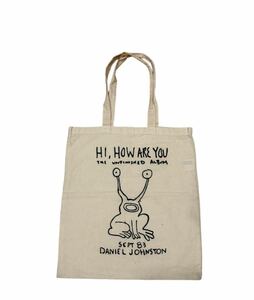 DANIEL JOHNSTON Tote Bag ダニエルジョンストン トートバッグ Hi How Are You Nirvana ニルヴァーナ Kurt Cobain カートコバーン 生成り系