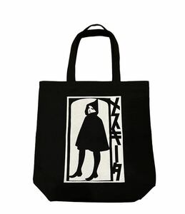MESQUITA Black Tote Bag メスキータ ブラックトートバッグ 東京ステーションギャラリー マチ付き 黒 ART