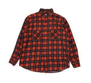 The Highlander Flannel Vintage ハイランダーフランネル 赤チェック 希少 サイズXL Rare レア BY BUD BERMA ネルシャツ 大きめサイズ