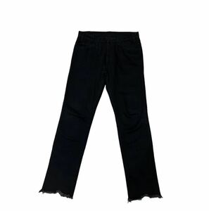 unused Cut Off Black Denim Pant's アンユーズド ブラックデニムパンツ サイズ3 日本製 MADE IN JAPAN 42TALON 黒 5ポケット 5ポケット