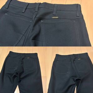 WRANGLER Remake WRANCHER DRESS JEANS ラングラー リメイク ランチャードレスジーンズ Black ブラック 黒 ポリエステルパンツ polyesterの画像8