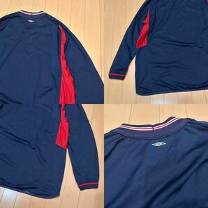 2004年 UMBRO England Uniform アンブロ サッカー イングランド代表ユニフォーム RARE 希少 リバーシブル仕様 Reversible 長袖 レアの画像10