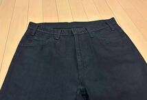 unused Cut Off Black Denim Pant's アンユーズド ブラックデニムパンツ サイズ3 日本製 MADE IN JAPAN 42TALON 黒 5ポケット 5ポケット_画像6