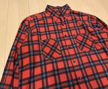 The Highlander Flannel Vintage ハイランダーフランネル 赤チェック 希少 サイズXL Rare レア BY BUD BERMA ネルシャツ 大きめサイズ_画像5