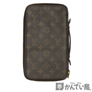 18896 LOUIS VUITTON【ルイ・ヴィトン】M60113 ポッシュ エスカパド モノグラム トラベルケース セカンド クラッチバッグ 長財布 鞄 【中古