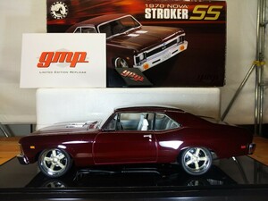 1/18 GMP 1970 Chevrolet Nova SS STROKER 18インチ BUDNIC WHEEL