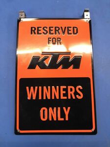 【 KTM 】Parking Sign 看板 コレクション サーキット 雑貨 インテリア 装飾 60