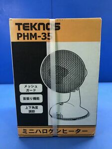 未使用【 テクノス / TEKNOS 】ミニハロゲンヒーター【 PHM-35 】暖房器具 空調 100