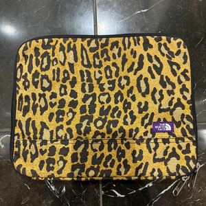 ザ・ノースフェイス　パープルレーベル　THE NORTH FACE PURPLE LABEL iPadケース（ヒョウ柄/レオパード柄）　レア物　美品