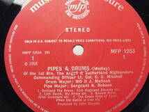 LP MFP 1253 PIPES&DRUMS 1ST BN. THE ARGYLL AND SUTHERLAND HIGHLANDERS 勇敢なるスコットランド 【8商品以上同梱で送料無料】_画像7