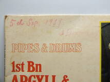 LP MFP 1253 PIPES&DRUMS 1ST BN. THE ARGYLL AND SUTHERLAND HIGHLANDERS 勇敢なるスコットランド 【8商品以上同梱で送料無料】_画像3
