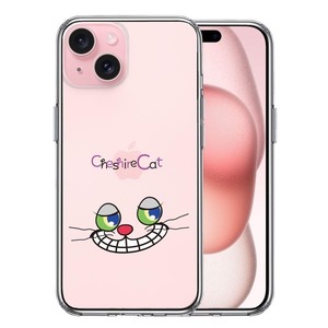 iPhone15 ケース クリア アリス CAT チェシャ猫 2 スマホケース 側面ソフト 背面ハード ハイブリッド