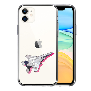 iPhone11 ケース クリア F-15J 303飛行隊 白龍 スマホケース 側面ソフト 背面ハード ハイブリッド