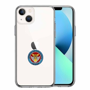 iPhone13 ケース クリア 航空自衛隊 エンブレム スマホケース 側面ソフト 背面ハード ハイブリッド