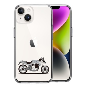 iPhone14Plus ケース クリア バイク スーパースポーツ タイプ スマホケース 側面ソフト 背面ハード ハイブリッド