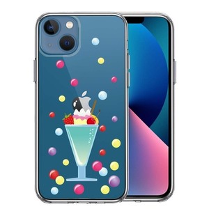 iPhone13 ケース クリア サンデー スマホケース 側面ソフト 背面ハード ハイブリッド