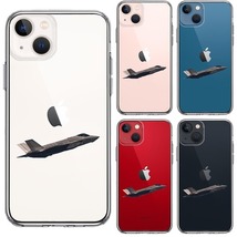 iPhone13 ケース クリア F-35A ライトニング2 ステルス 戦闘 スマホケース 側面ソフト 背面ハード ハイブリッド_画像2