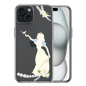 iPhone15 ケース クリア 白雪姫 2 スマホケース 側面ソフト 背面ハード ハイブリッド