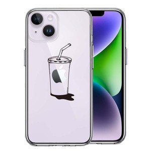 iPhone14Plus ケース クリア アップルジュース スマホケース 側面ソフト 背面ハード ハイブリッド