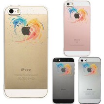 iPhone5 iPhone5s ケース クリア 幾何学 ハート スマホケース ハード スマホケース ハード_画像1