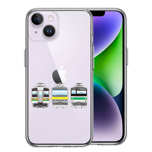 iPhone14Plus ケース クリア 鉄ちゃん 鉄道ファン 鉄道マニア スマホケース 側面ソフト 背面ハード ハイブリッド