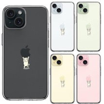 iPhone15Plus ケース クリア 犬 ワンコ Appleは重い？ スマホケース 側面ソフト 背面ハード ハイブリッド_画像2