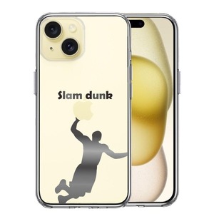iPhone15 ケース クリア バスケットボール スラムダンク スマホケース 側面ソフト 背面ハード ハイブリッド