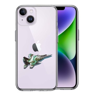 iPhone14 ケース クリア 航空自衛隊 F 15J アグレッサー2 スマホケース 側面ソフト 背面ハード ハイブリッド