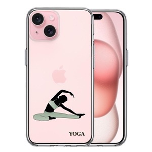 iPhone15 ケース クリア ヨガ YOGA スマホケース 側面ソフト 背面ハード ハイブリッド