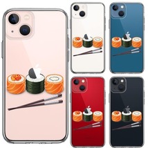 iPhone13 ケース クリア 巻きずし 巻寿司 スマホケース 側面ソフト 背面ハード ハイブリッド_画像2