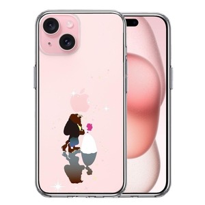 iPhone15 ケース クリア ジャケット 美女と野獣 スマホケース 側面ソフト 背面ハード ハイブリッド