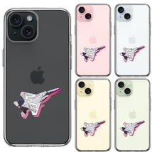 iPhone15 ケース クリア F 15J 303飛行隊 白龍 スマホケース 側面ソフト 背面ハード ハイブリッド_画像2