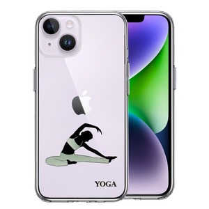 iPhone14Plus ケース クリア ヨガ YOGA スマホケース 側面ソフト 背面ハード ハイブリッド