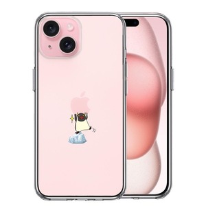 iPhone15 ケース クリア ペンギン Appleは重い？ スマホケース 側面ソフト 背面ハード ハイブリッド